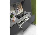 Cucina altri colori moderna ad angolo Planet laccata Ala cucine scontata