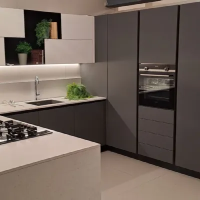 Cucina a prezzo scontato con penisola design Alev Stosa