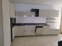 Cucina Aliant moderna grigio ad angolo Stosa scontata 70%