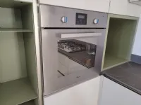 Cucina Aliant moderna grigio ad angolo Stosa scontata 70%