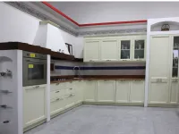 Cucina altri colori classica ad angolo U802 greca  Artigianale in Offerta Outlet