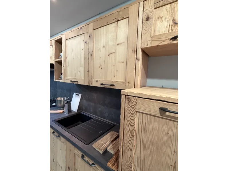 Cucina a prezzo ribassato lineare country Abete vecchio  Ar-tre
