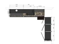 Cucina a PREZZI OUTLET in legno Binova -40%