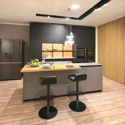 Cucina altri colori design con isola Metropolis aliant  Stosa a soli 23985�