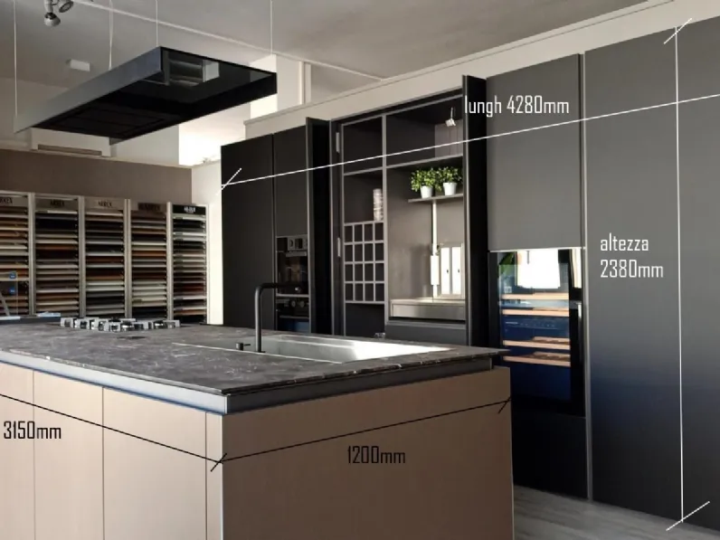 Cucina Arrex Mod al32+loft2.2 PREZZO OUTLET scontata 50%