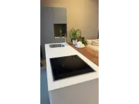 Cucina bianca design con isola 36e8 Lago a soli 13350