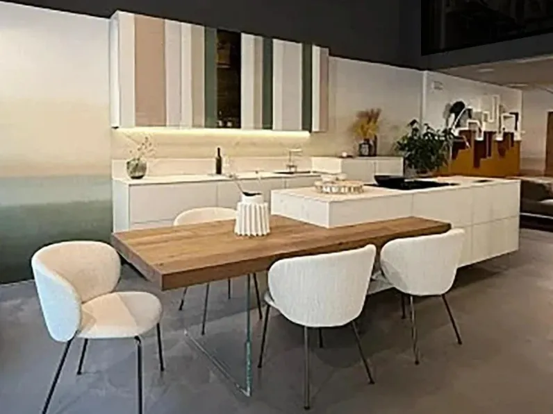 Cucina altri colori design con isola Cut  Lago a soli 45694 Euro