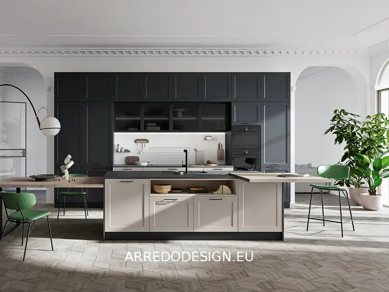 CUCINA con isola Ar-due T44 SCONTATA 30%