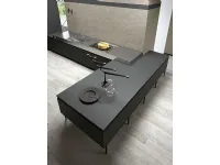 Cucina Dibiesse design con penisola altri colori in laminato opaco Vestimi