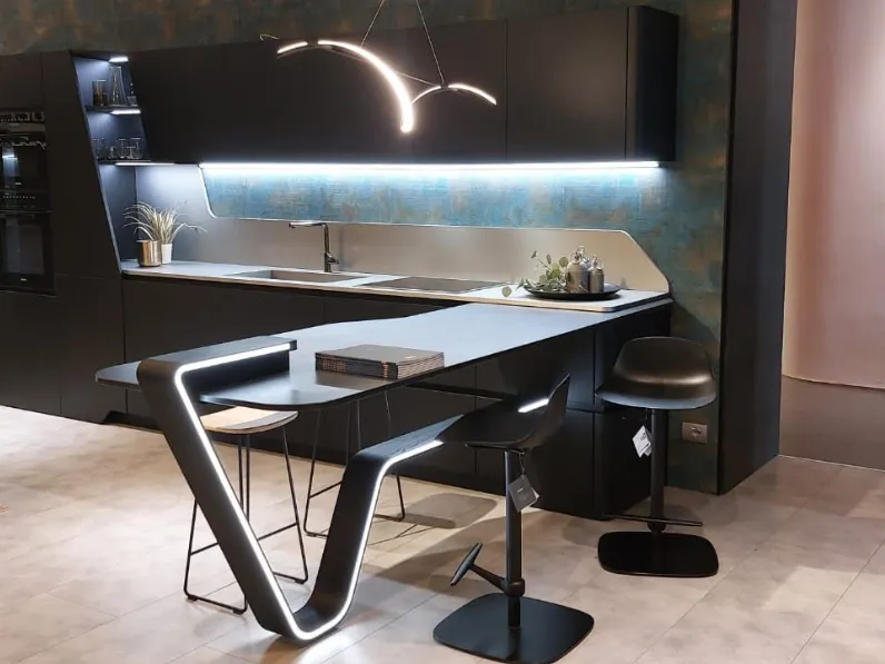 CUCINA con penisola Snaidero Vision SCONTATA 50%