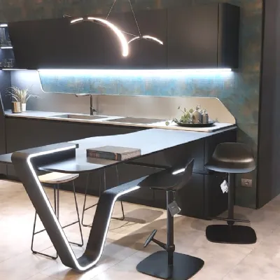 CUCINA con penisola Snaidero Vision SCONTATA 50%