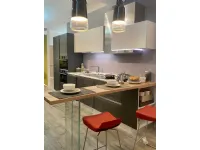 Cucina altri colori design con penisola Zoe Ar-tre in Offerta Outlet