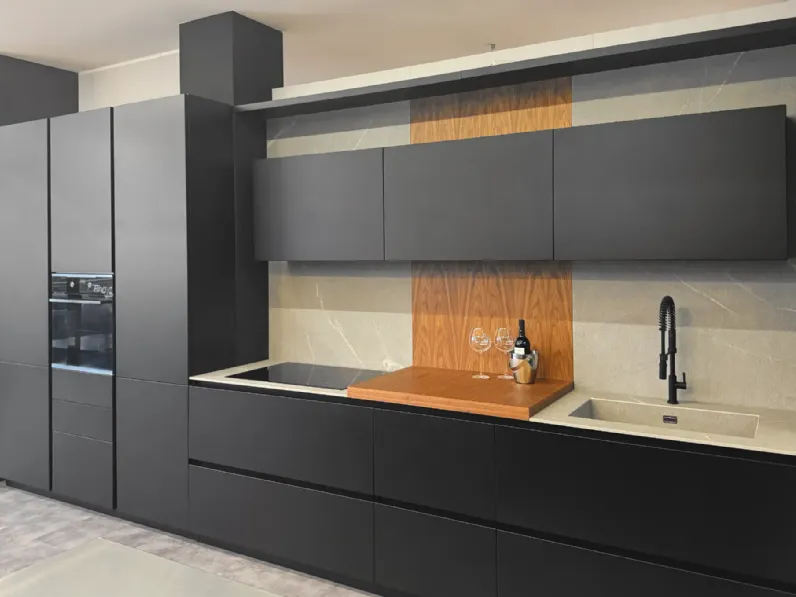 Cucina altri colori design lineare Binova Cucina bluna black  a soli 13440 Euro