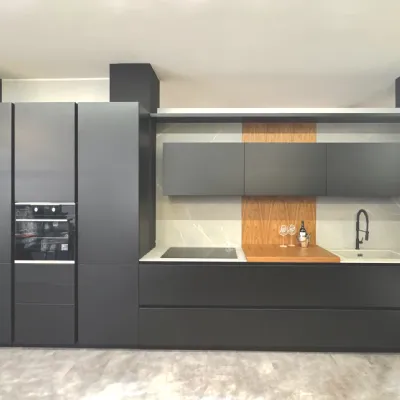 Cucina altri colori design lineare Binova Cucina bluna black  a soli 12940 Euro