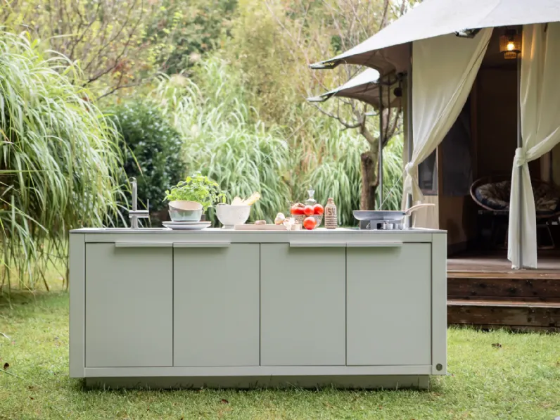 Cucina altri colori design Primora scenario outdoor Artigianale in offerta 
