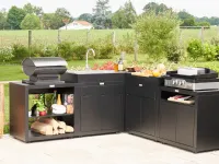 Cucina altri colori design Tre moduli con piastra elettrica &tradition in Offerta Outlet 