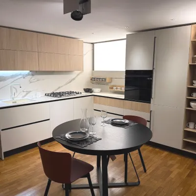 Cucina Kal moderna altri colori Arredo3 ad angolo scontata 50%