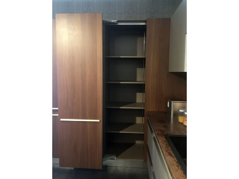 Cucina altri colori moderna ad angolo Clover bridge Lube cucine in Offerta Outlet