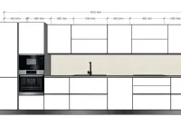 Cucina a PREZZI OUTLET in laminato materico Dibiesse -30%