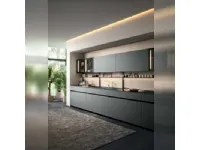 Cucina a PREZZI OUTLET in laminato materico Dibiesse -30%