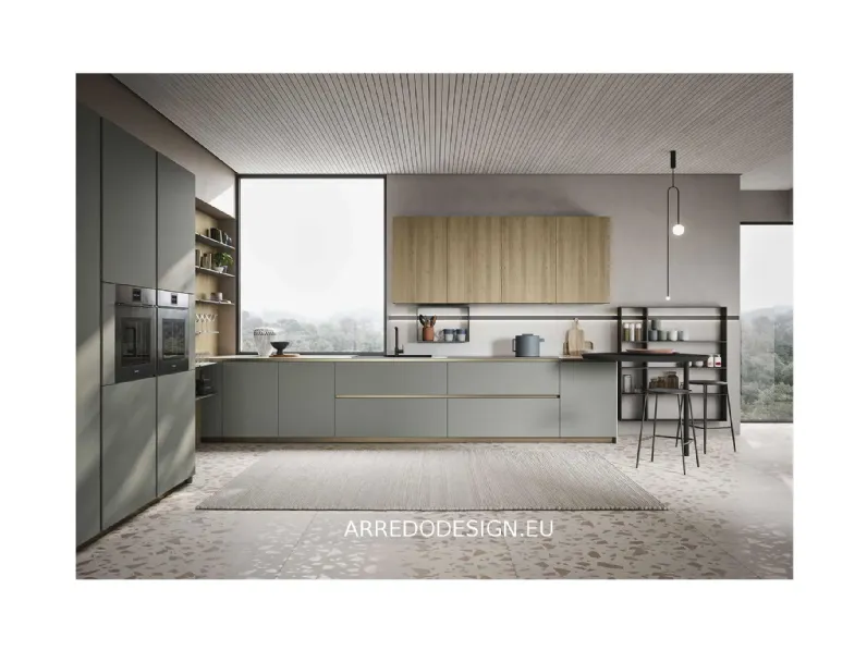Cucina altri colori moderna Emporio Dibiesse in Offerta Outlet 