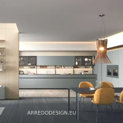 Cucina a PREZZI OUTLET in laminato materico Dibiesse -30%