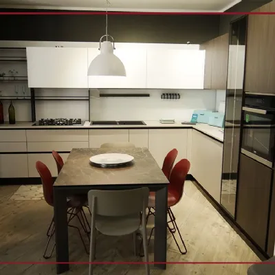 Cucina ad angolo moderna altri colori Arredo3 Kal angolare a soli 11200