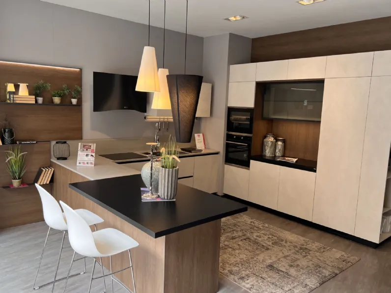 Cucina ad angolo moderna altri colori Scavolini Liberamente a soli 13900