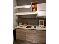 Cucina altri colori moderna ad angolo Luna Mobilturi in Offerta Outlet