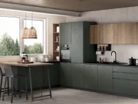Cucina Materia 5 moderna altri colori Essebi ad angolo scontata 32%