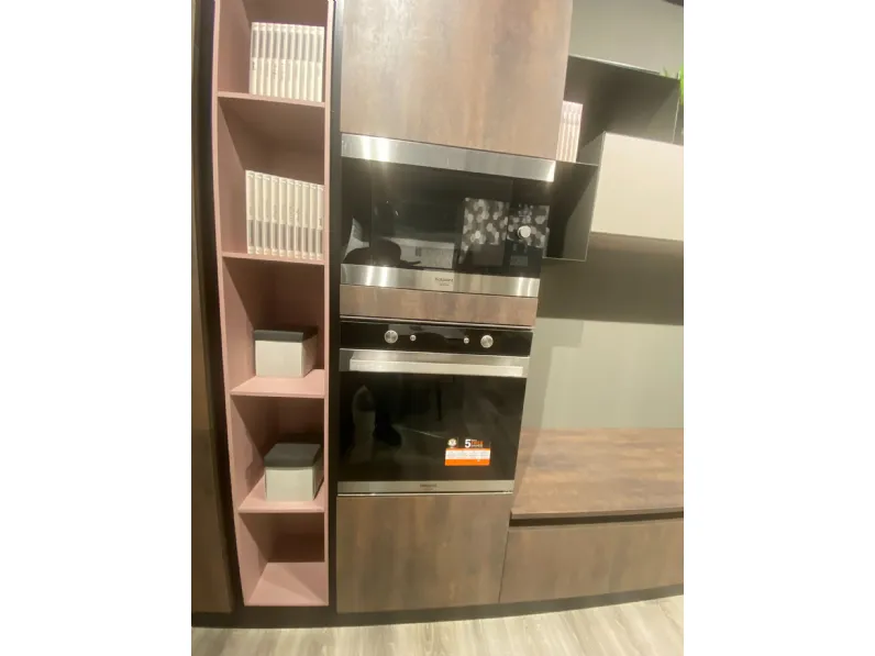 Cucina ad angolo Mobilturi Nevada cielo anta mm. 22 SCONTATA 70%