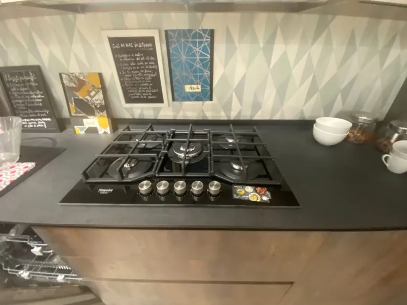 Cucina ad angolo Mobilturi Nevada cielo anta mm. 22 SCONTATA 70%