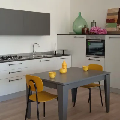 Cucina altri colori moderna ad angolo Quadra Artec