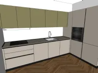 Cucina altri colori moderna ad angolo Infinity Stosa scontata