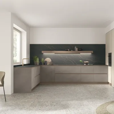 Cucina altri colori moderna ad angolo Infinity Stosa scontata