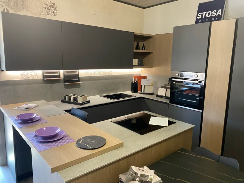 Cucina altri colori moderna ad angolo Stosa Young a soli 7500 Euro