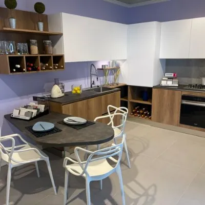 Cucina altri colori moderna ad angolo Urban Record cucine in Offerta Outlet