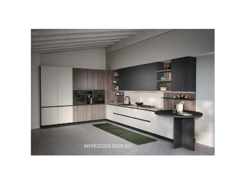 Cucina ad angolo moderna altri colori Prima cucine Zoe a soli 4550