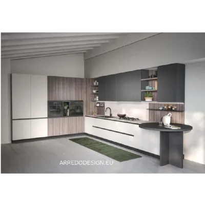Cucina ad angolo moderna altri colori Prima cucine Zoe a soli 4550