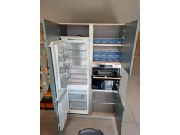 Cucina con isola in polimerico a prezzo scontato 50%