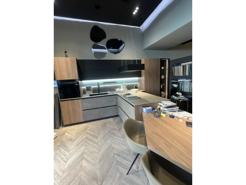 Cucina con isola moderna altri colori Stosa Aliant a soli 9900 Euro