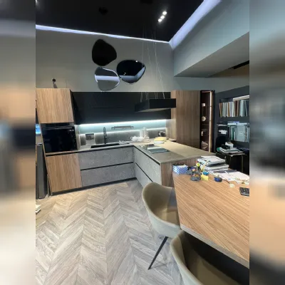 Cucina con isola moderna altri colori Stosa Aliant a soli 9900 Euro