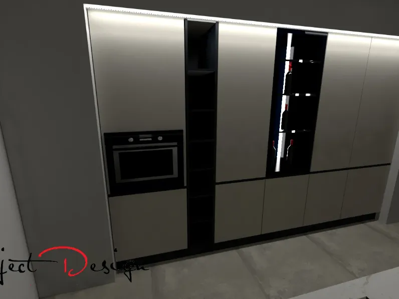 Cucina altri colori moderna con isola Kali Arredo3 a soli 8400 Euro