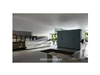 Cucina con isola in laminato materico modello Emporio ad un prezzo riservato 