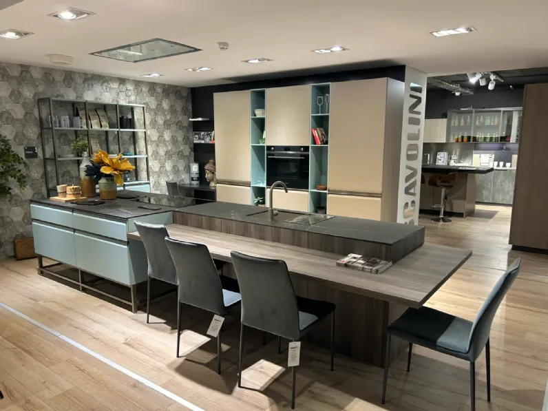 Cucina a PREZZI OUTLET in laccata opaco Scavolini -42%