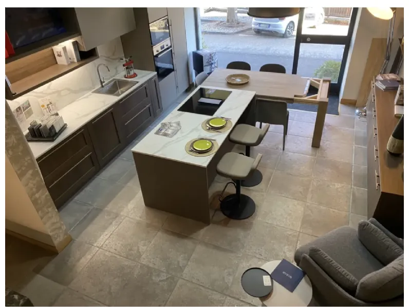 Cucina altri colori moderna con isola Stosa City infinity a soli 7700 Euro