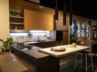 Cucina a prezzo ribassato con penisola moderna Zoe Prima cucine