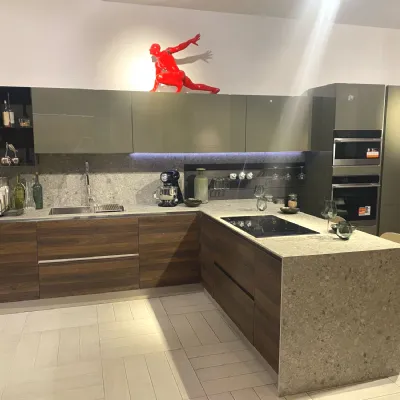 CUCINA con penisola Mobilturi Zante/tiffany SCONTATA 50%