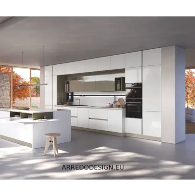 Cucina ad angolo in laminato opaco a prezzo ribassato 30%