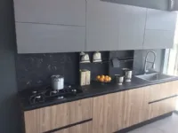 Cucina altri colori moderna lineare Aria Febal in Offerta Outlet